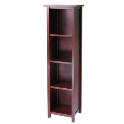 Winsome Milan Tall Storage Shelf with Baskets