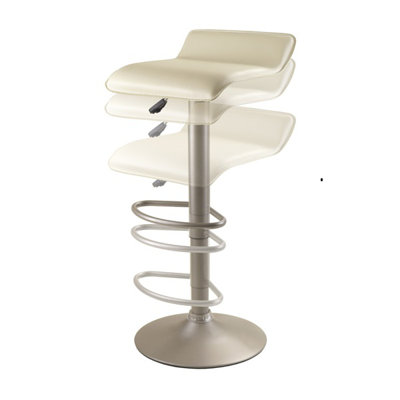 Winsome Adjustable Airlift Bar Stool in Creeme