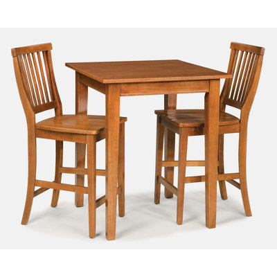 Home Styles Arts and Crafts Pub Table in Cottage Oak