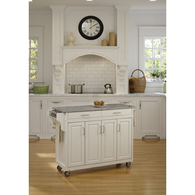 Home Styles Create-a-Cart Kitchen Cart with Granite Top