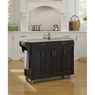 Home Styles Create-a-Cart Kitchen Cart with Granite Top