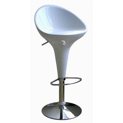 Wholesale Interiors Lucilius Mid-back Adjustable Swivel Barstool (Set of 2)