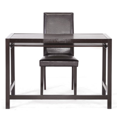 Wholesale Interiors Baxton Studio Mesa Computer Desk and Parson Chair Set
