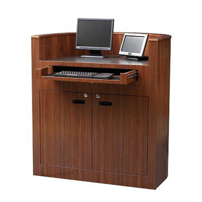 Sound Craft Veneer Bow Front Lectern