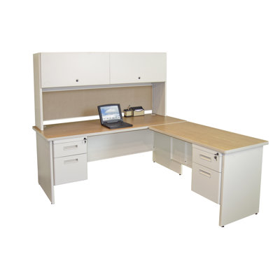 Marvel Office Furniture Pronto Computer Desk with Return and Pedestal