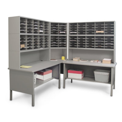 Marvel Office Furniture 120 Adjustable Slot Corner Literature Organizer
