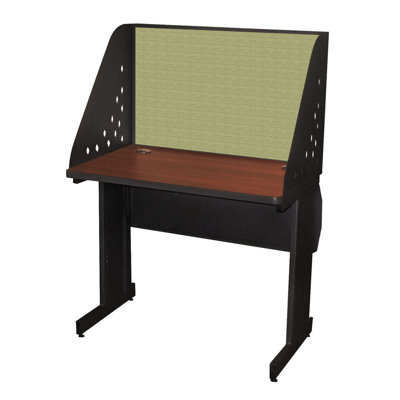 Marvel Office Furniture Pronto Laminate Desk Carrel with Lockable Raceway
