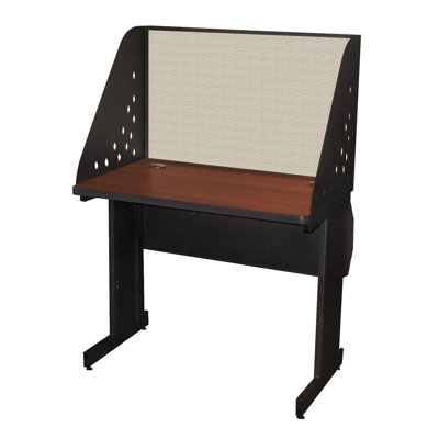 Marvel Office Furniture Pronto Laminate Desk Carrel with Lockable Raceway