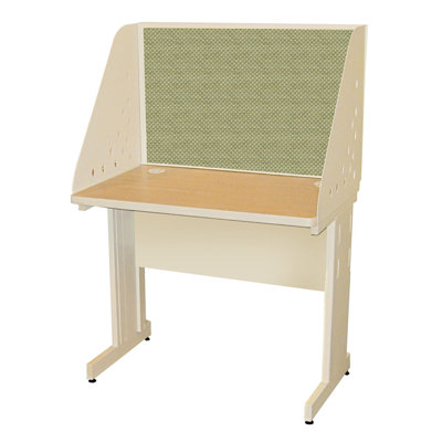Marvel Office Furniture Pronto Laminate Desk Carrel with Modesty Panel Back