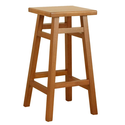 Carolina Cottage O'Malley Pub Bar Stool in Walnut