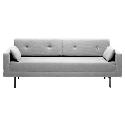Blu Dot One Night Stand Convertible Sofa with Optional Accent Pillows