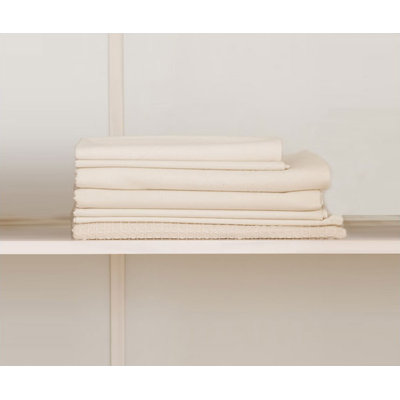 Natural Mat Crisp Organic 100% Cotton Percale Fitted Crib Sheets