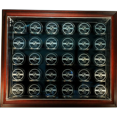 Caseworks International Thirty Puck "Case-Up" Display in Brown