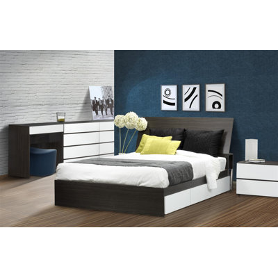 Nexera Allure 2 Drawer Nightstand