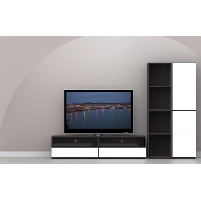 Nexera Allure 36" Storage Cabinet in Ebony