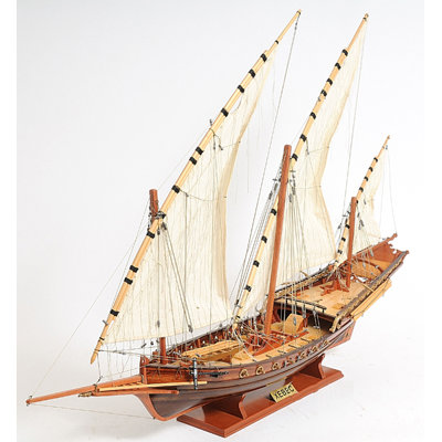 Old Modern Handicrafts Xebec Sailing Ship