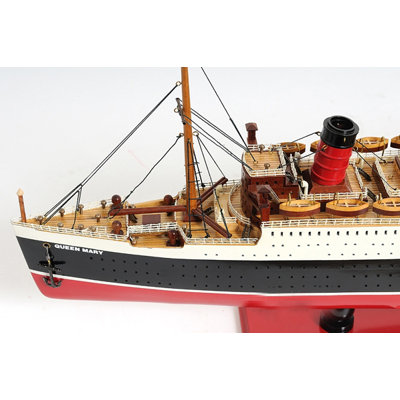 Old Modern Handicrafts Large Queen Mary Ship