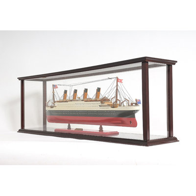 Old Modern Handicrafts Display Case For Cruise Liner Mid
