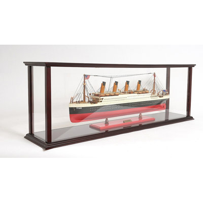 Old Modern Handicrafts Display Case For Cruise Liner Mid