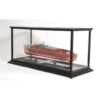 Old Modern Handicrafts Display Case For Speed Boat