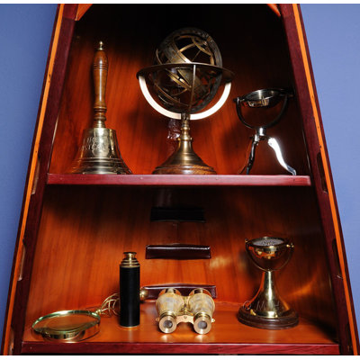 Old Modern Handicrafts Handheld Telescope in Wood Box