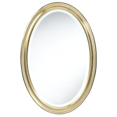 Blake Oval Wall Mirror in Antique Gold