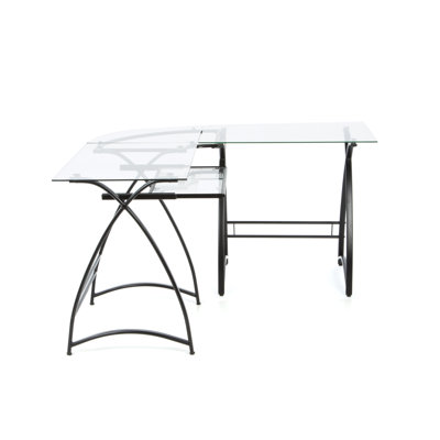 Home Loft Concept Alexa 6mm L-Shaped Computer Desk