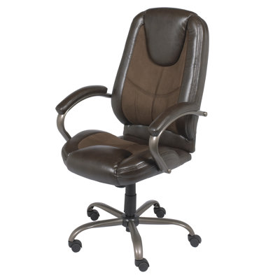 Z-Line Designs Mid-Back Leather Managerial Chair