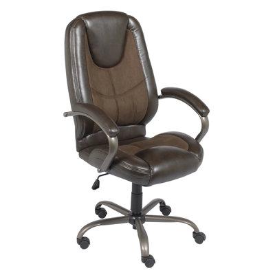Z-Line Designs Mid-Back Leather Managerial Chair