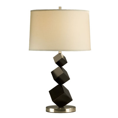 Cubes Standing Table Lamp in Gloss Black