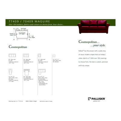 Palliser Furniture Maguire Fabric Sleeper Sofa