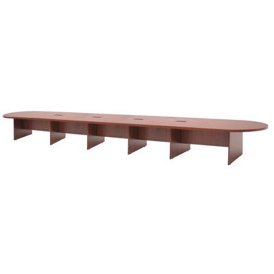 Regency Legacy Modular Cherry Laminate Conference Table with Center Grommets