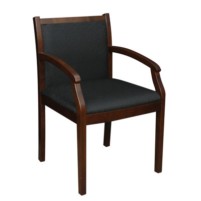 Regency Regent Wood and Fabric Guest Side Chair