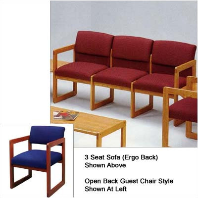 Lesro Classic Three Seats with Open Back