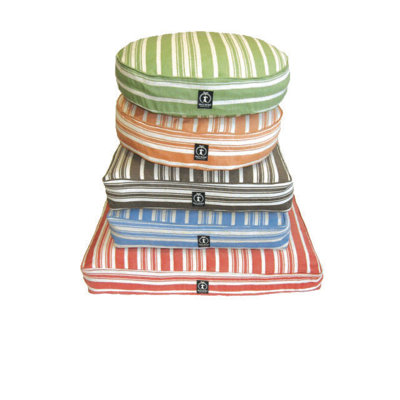 Eco-Friendly Organic Hemp Striped Pet Bed