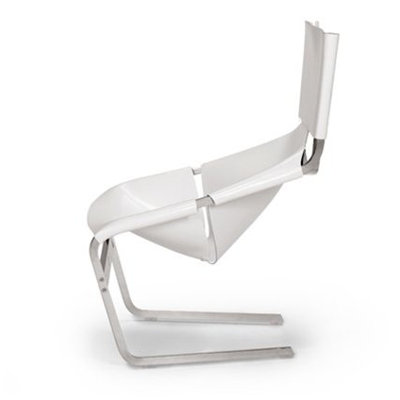 Artifort Leather Side Chair by Pierre Paulin