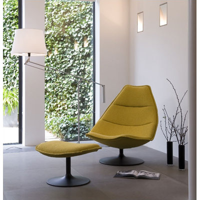 Artifort 585 Chair and Ottoman by Geoffrey Harcourt