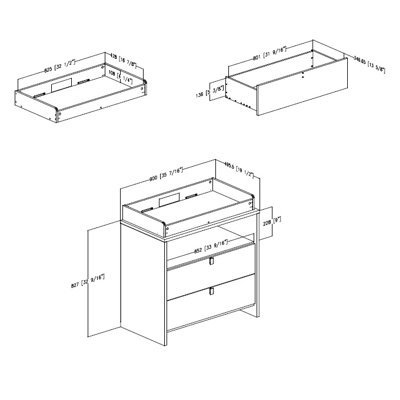 South Shore Cookie Changing Table