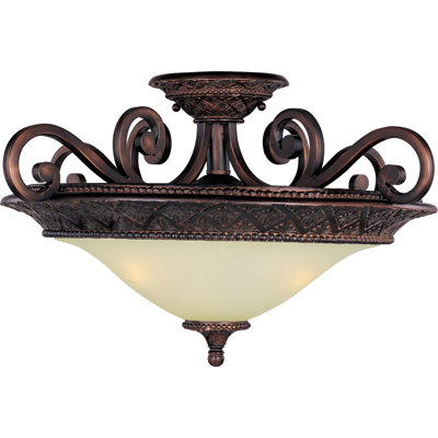 Maxim Lighting Symphony 3 Light Semi Flush Mount