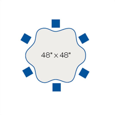 Brite Kids Quick Ship: Classroom Flower Table