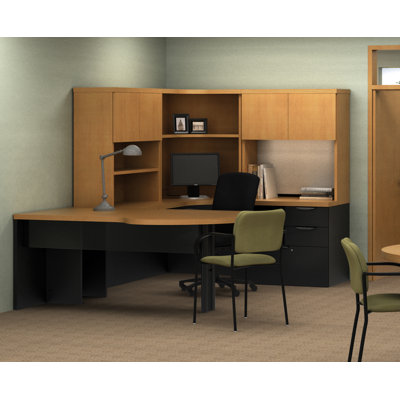 ABCO Unity Executive Series 29" H x 72" W Freestanding "P" Peninsula