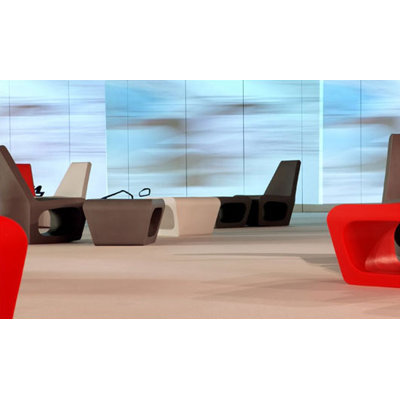 Quinze & Milan Jellyfish Rocking Side Chair and Ottoman
