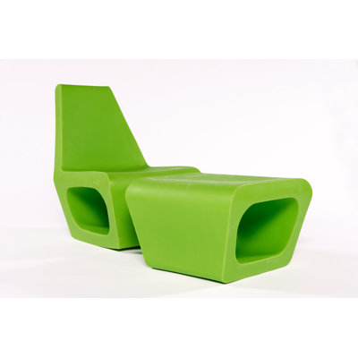 Quinze & Milan Jellyfish Rocking Side Chair and Ottoman