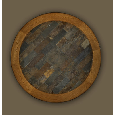 Bernards Rock Wood / Stone Pub Table Set