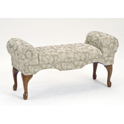 Bernards Traditional Boudoir Upholstered Bench