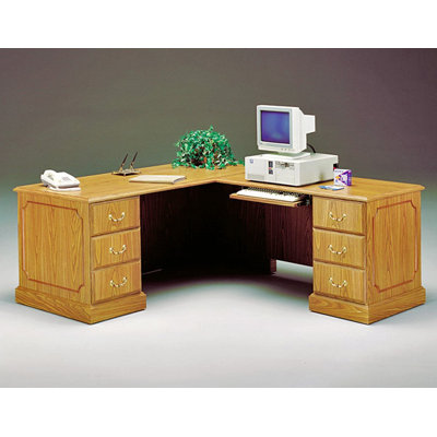 High Point Furniture Wyndham Executive L-Shaped Workstation