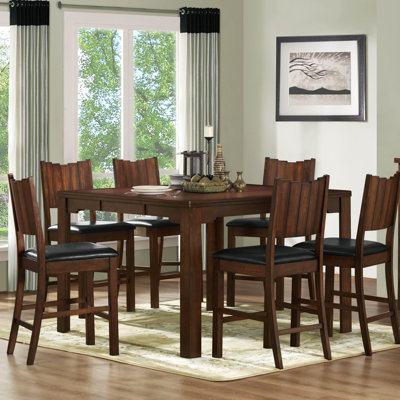Woodbridge Home Designs Neely 7 Piece Counter Height Dining Set