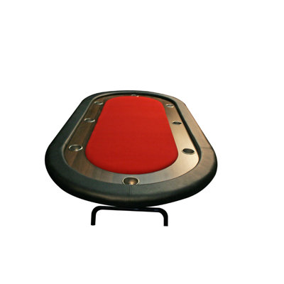 BBO Poker UPT Junior Eight Player Poker Table in Red
