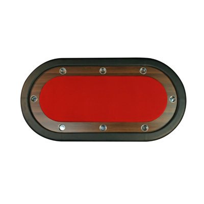BBO Poker UPT Junior Eight Player Poker Table in Red