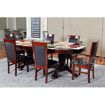 BBO Poker Rockwell 8 Piece Dining Table Set
